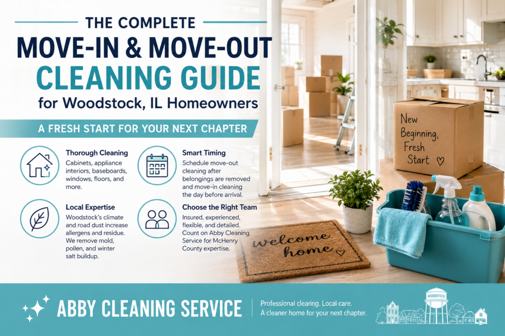 Fresh start cleaning guide for Woodstock