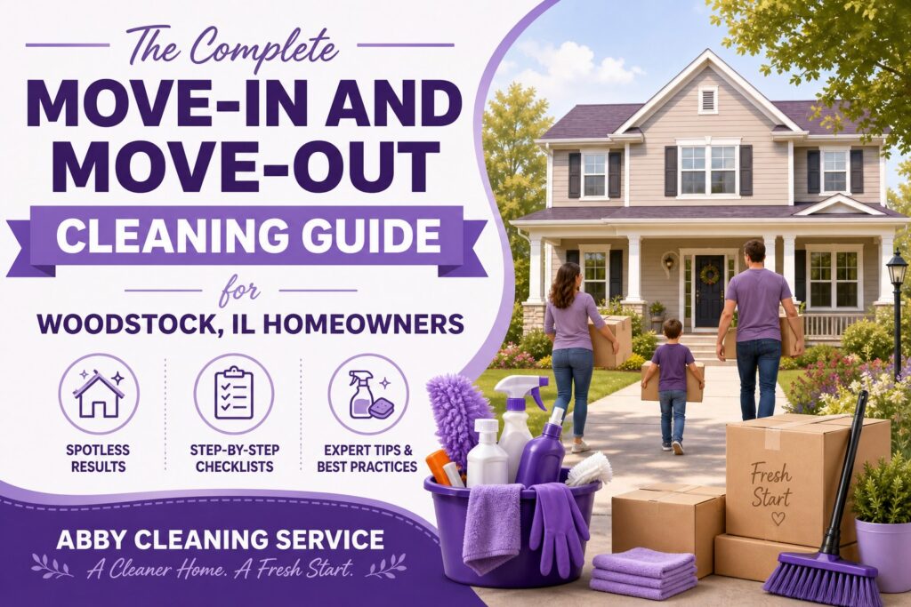 Move-In and Move-Out Cleaning Guide for Woodstock IL - Abby Cleaning Service